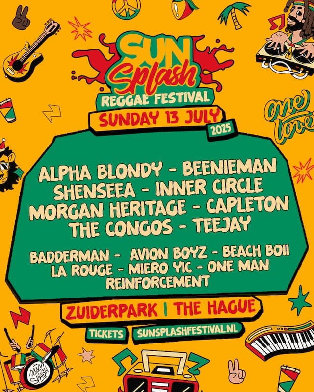 Sun Splash Reggae Festival 2025 — Zomer in het Zuiderpark Festival in Den Haag